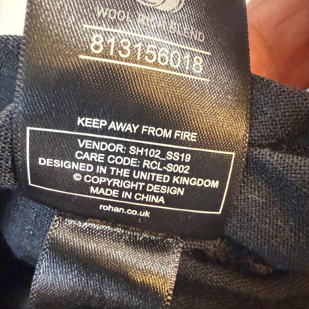 Rohan Merino Union 150 Polo Mens XXL Deep Navy Marl Short Sleeve 05242-H08-273 - Picture 10 of 15